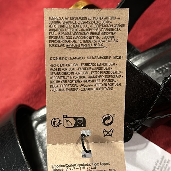 Massimo Dutti LEATHER SANDALS WITH BUCKLE DETAIL - Picture 5 of 8